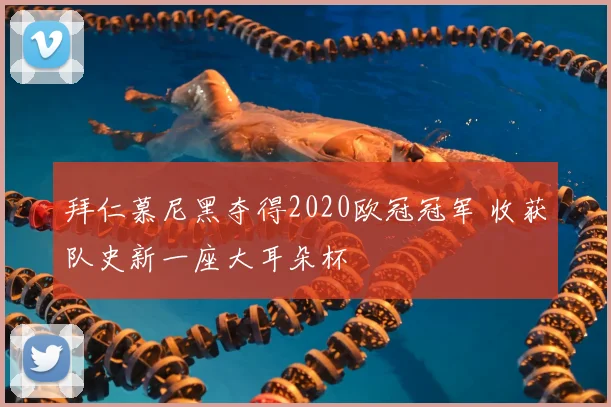 拜仁慕尼黑夺得2020欧冠冠军 收获队史新一座大耳朵杯