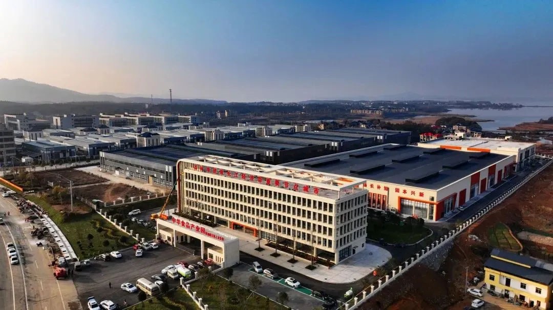 攜手未來(lái)|江西(xī)省九江市(shì)都(dōu)昌縣副縣長(cháng)劉紅(hóng)一(yī)行(xíng)來(lái)訪中華食品深圳總部考察交流！